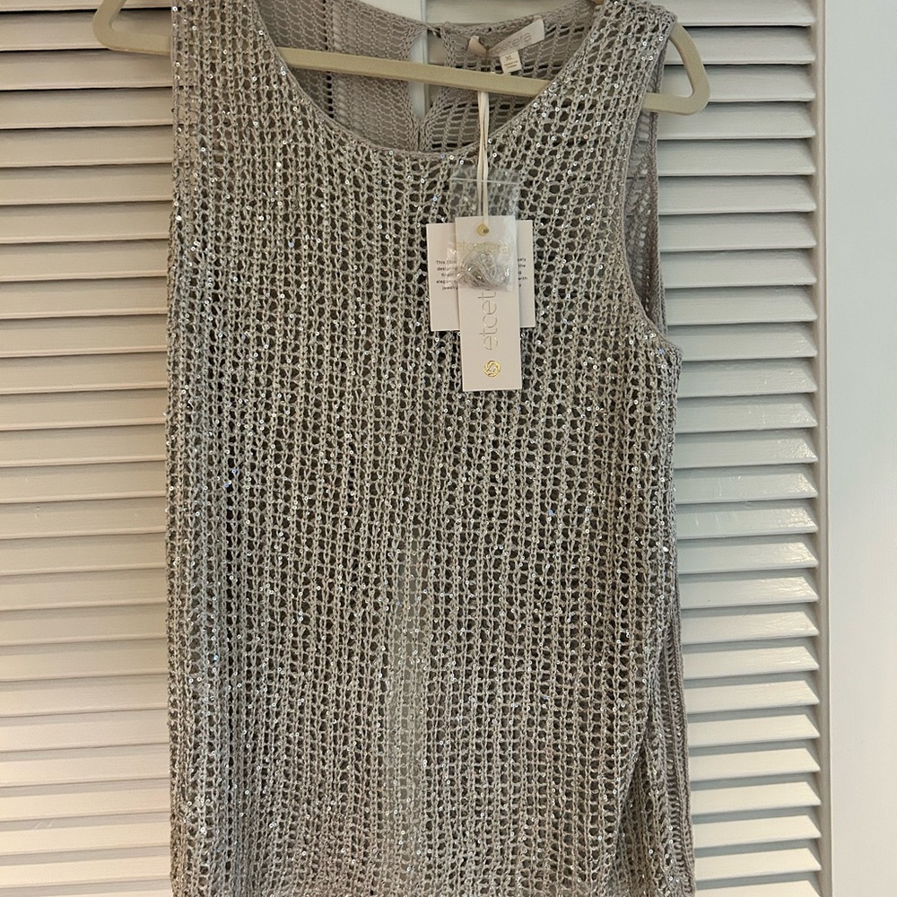 Etcetera Sweater Vest Fairway. Size XL